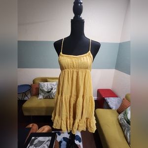 Forever21 Yellow Canary Color Dress  Size S